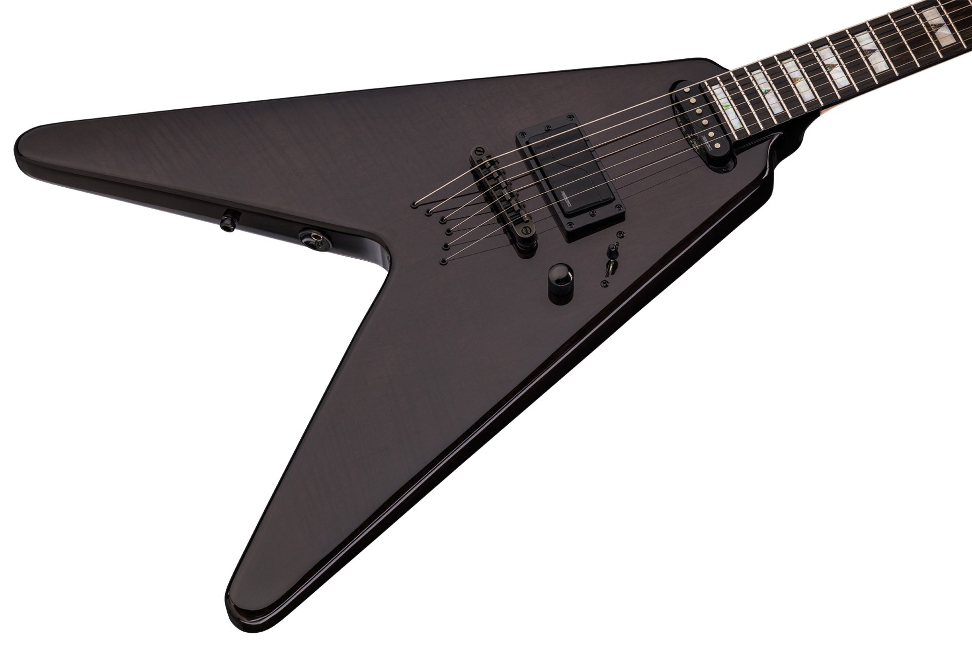 Artist Line Shark WH-1 - Nirvana Black Transparent High E-Gitarre